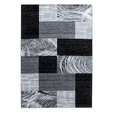 thumbnail of Carpetsale24 Teppich Wohnzimmer Moderne Abstrakt Kariert Design Schwarz - Grau - Weiß 80 x 300 cm - Kurzflor, Schlafzimmer, Esszimmer, Küche