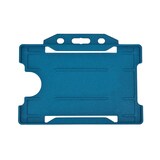 thumbnail of Porte-badge en plastique détectable - Horizontal - bleu (lot de 100)