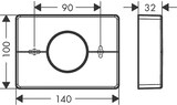 thumbnail of hansgrohe AddStoris Hygienebeutelspender, Chrom