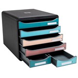 thumbnail of Exacompta 312606D Big Box Maxi, Schubladenbox mit 6 Schubladen, Skandi - Mehrfarbig