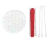 thumbnail of Kosmetik-Set: Wattepds, Wattestäbchen, Nagelfeile 100 Stück