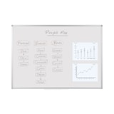 thumbnail of Bi-Office Magnetisches Whiteboard Ayda mit Aluminiumrahmen 90x60cm