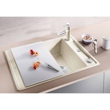 thumbnail of BLANCO AXIA III 45 S Einbauspüle / SILGRANIT / Tartufo / Reversibel / Excenter -
