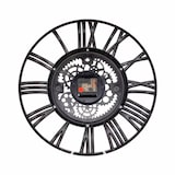 thumbnail of Relógio de Parede Vintage Perfuração Preto/Dourado Ø38cm Thinia Home