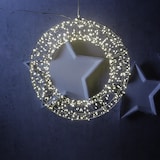 thumbnail of LED Lichtkranz Türkranz Weihnachtskranz D: 40cm 1200LED Timer Innen/Außen