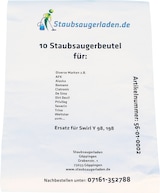 thumbnail of 10 Staubsaugerbeutel - Ersatz für Swirl Y98, Y198, Y298 Micro Vlies