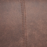 thumbnail of Juego de 6 sillas de comedor HWC-A50 II, silla de cocina, diseño retro años 50 ~ textil, vintage marrón, patas claras