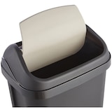 thumbnail of keeeper 1030682600000 Abfalleimer "swantje" 10 Liter anthrazit / creme