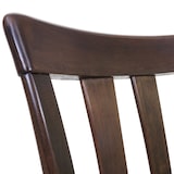 thumbnail of Juego de 2 sillas de comedor HWC-G46, silla de cocina silla, tela/textil madera maciza ~ estructura oscura, beige