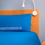 thumbnail of Benetton - Conjunto de cama 2Pc (capa de edredão 135X200Cm + fronha 80X80Cm) 140Gsm 100% Algodão Azul Unido em Verde Be