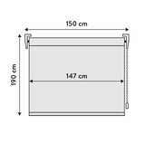 thumbnail of Viewtex Estor Enrollable Screen Vtx10 Perla Gris 150 X 190  0595713071