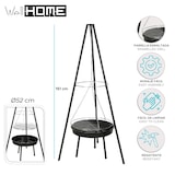 thumbnail of WellHome - Tripé para churrasco com corrente e grelha em aço 151cm