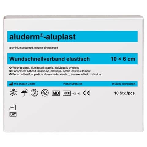 aluderm®-aluplast elastisch 1 m x 6 cm Wundverbandpflaster