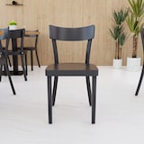 thumbnail of Frankfurter Holz Stuhl | Schwarz | Gastro Stuhl