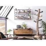 thumbnail of Etagère murale industrielle 50 cm en bois de manguier massif naturel Allister