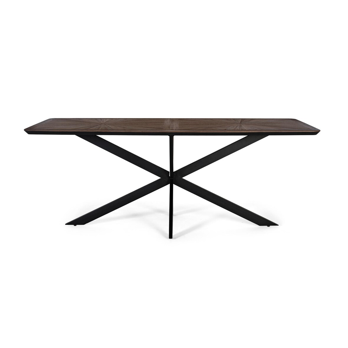 Mesa de comedor de madera de teca reciclada 200 cm