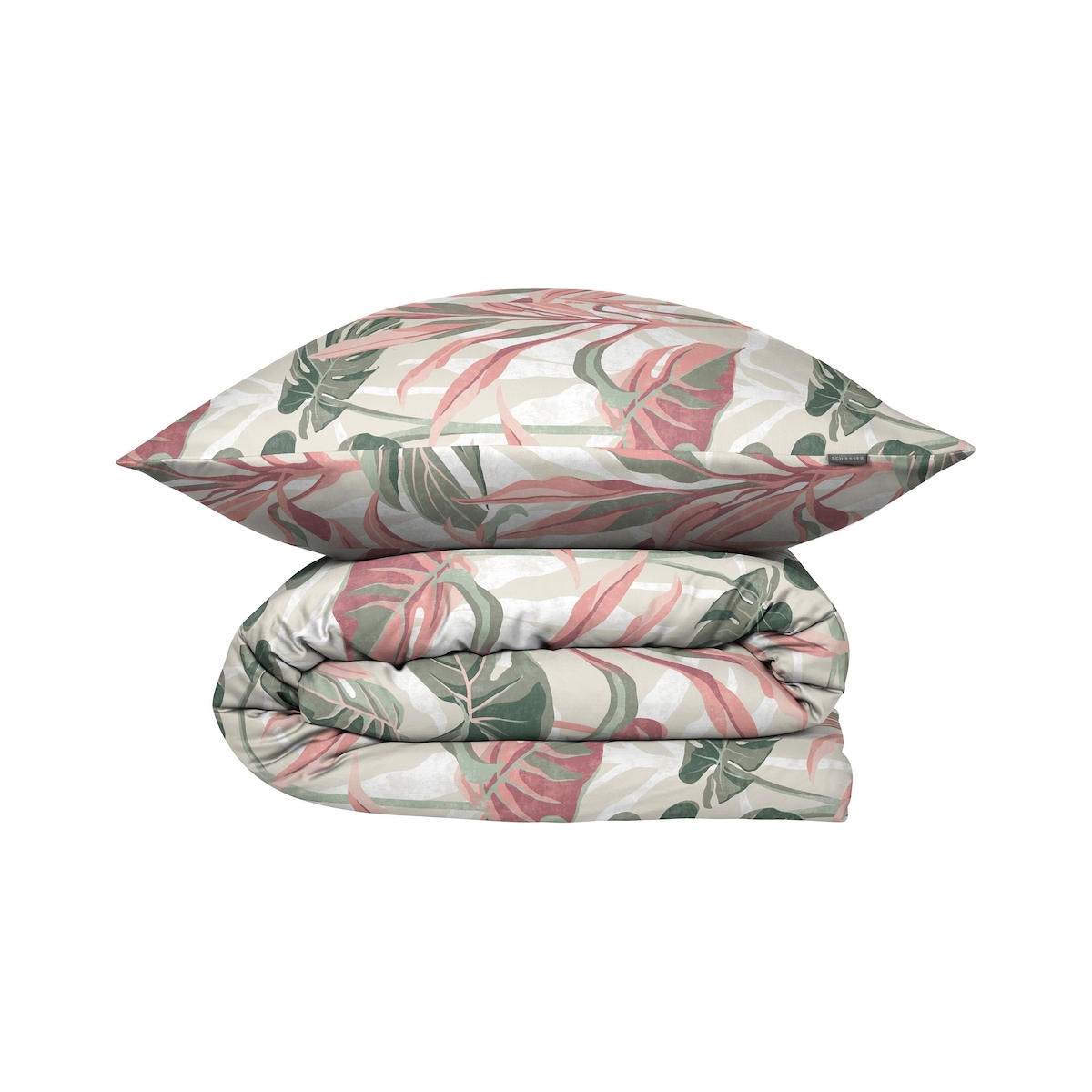 Schiesser Bettwäscheset Camilla - Renforcé - 2-teilig - 135 x 200 cm - Rosa