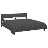 thumbnail of vidaXL Winter Dekbed Lichtgrijs en Antraciet 200 x 200 cm Microfiber