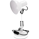 thumbnail of Retro Schreibtischlampe Arbeitslampe EDO PIXI E27 Weiß mit Clip