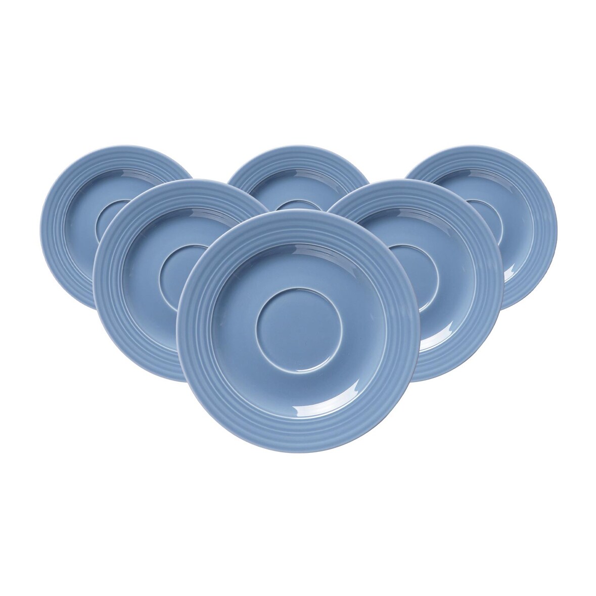 Ritzenhoff & Breker Levi Kaffeeuntertasse ø 15,5 cm blau 6er Set