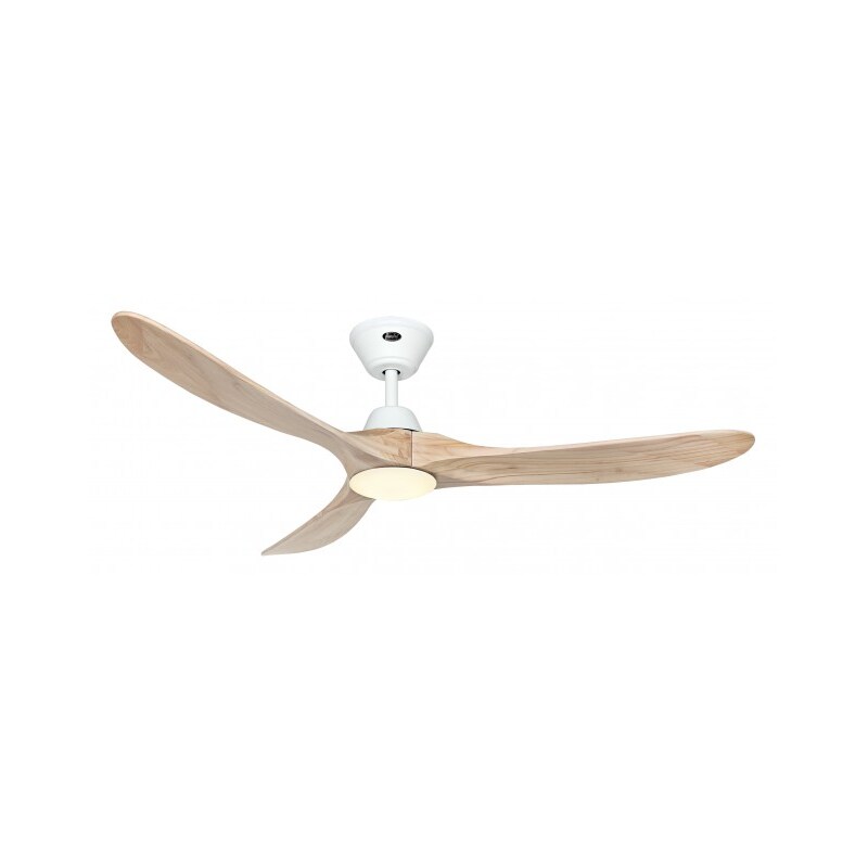 CasaFan 315270 ECO GENUINO-L Deckenventilator mit Licht 152 cm, helles Naturholz