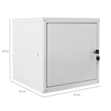 thumbnail of PROREGAL Schließfachwürfel Cubic | HxBxT 35x35x35 cm | Grau