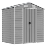 thumbnail of Helloshop26 - Abri de jardin cabane cabanon maison de stockage remise extérieur hangar outils robuste clair 191 x 130 x 198 cm acier 02_0022241