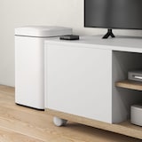 thumbnail of HOMCOM Móvel de TV Mesa de Sala de Estar Moderna de TV de 42 Polegadas com 4 Rodas 80x45x39,5 cm Branco