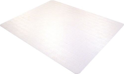 Realspace Stuhlunterlage PVC (Polyvinylchlorid) Standard Rechteckig Transparent 120 x 90 cm Weichböden