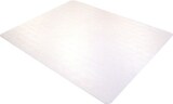thumbnail of Realspace Stuhlunterlage PVC (Polyvinylchlorid) Standard Rechteckig Transparent 120 x 90 cm Weichböden