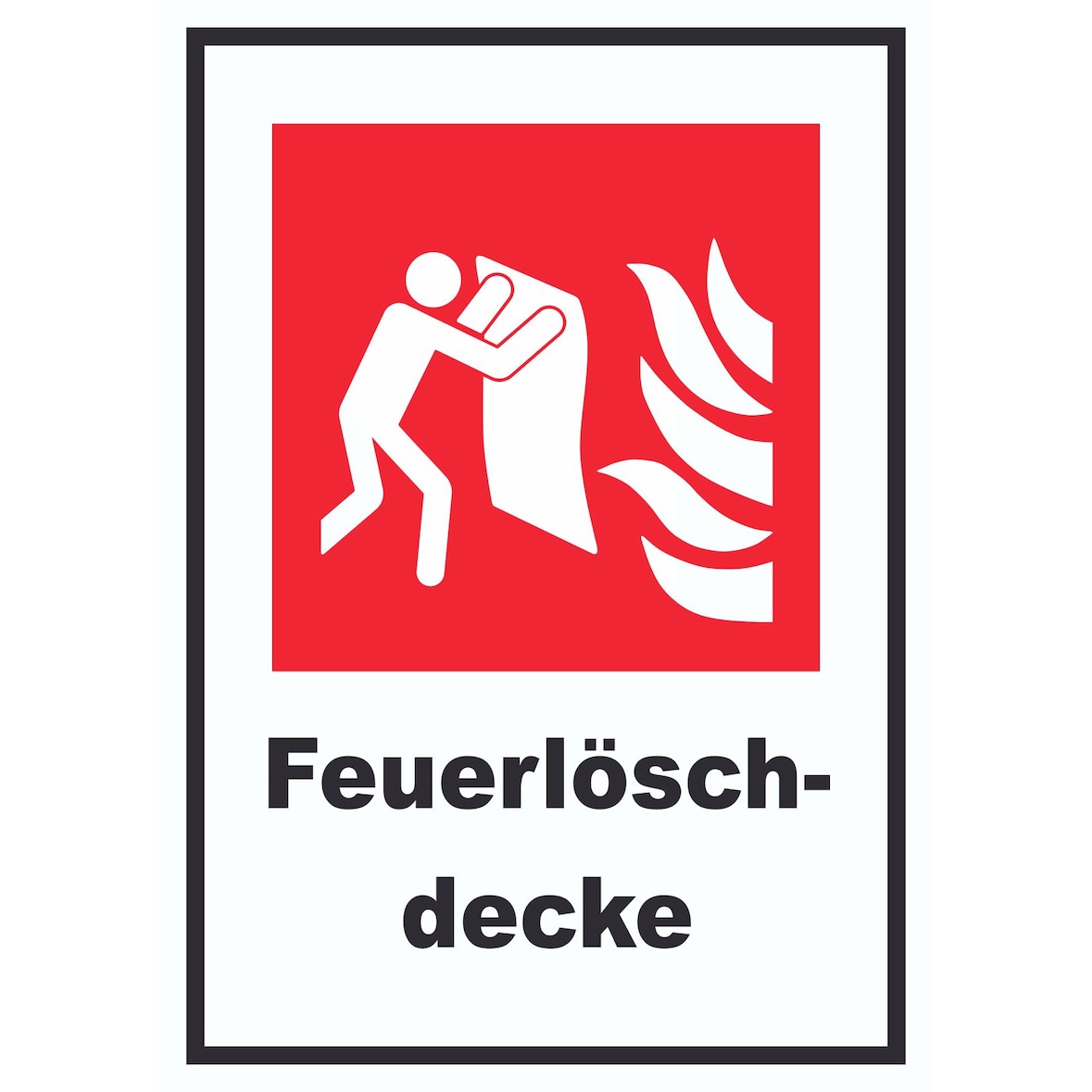 Feuerlöschdecke Schild A1 (594x841mm)
