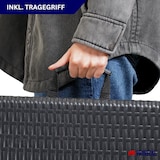 thumbnail of CHEFGASTRO Bierzeltgarnitur klappbar 180cm 3-teilig 1x Buffettisch 2x Bierbänke mit Tragegriffe Rattan Optik Kunststoff wetterfest Gartengarnitur