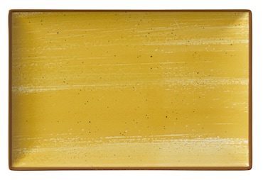METRO Professional Plato llano Madleen, cerámica de gres, 30 x 20 cm, amarillo, 6 unidades