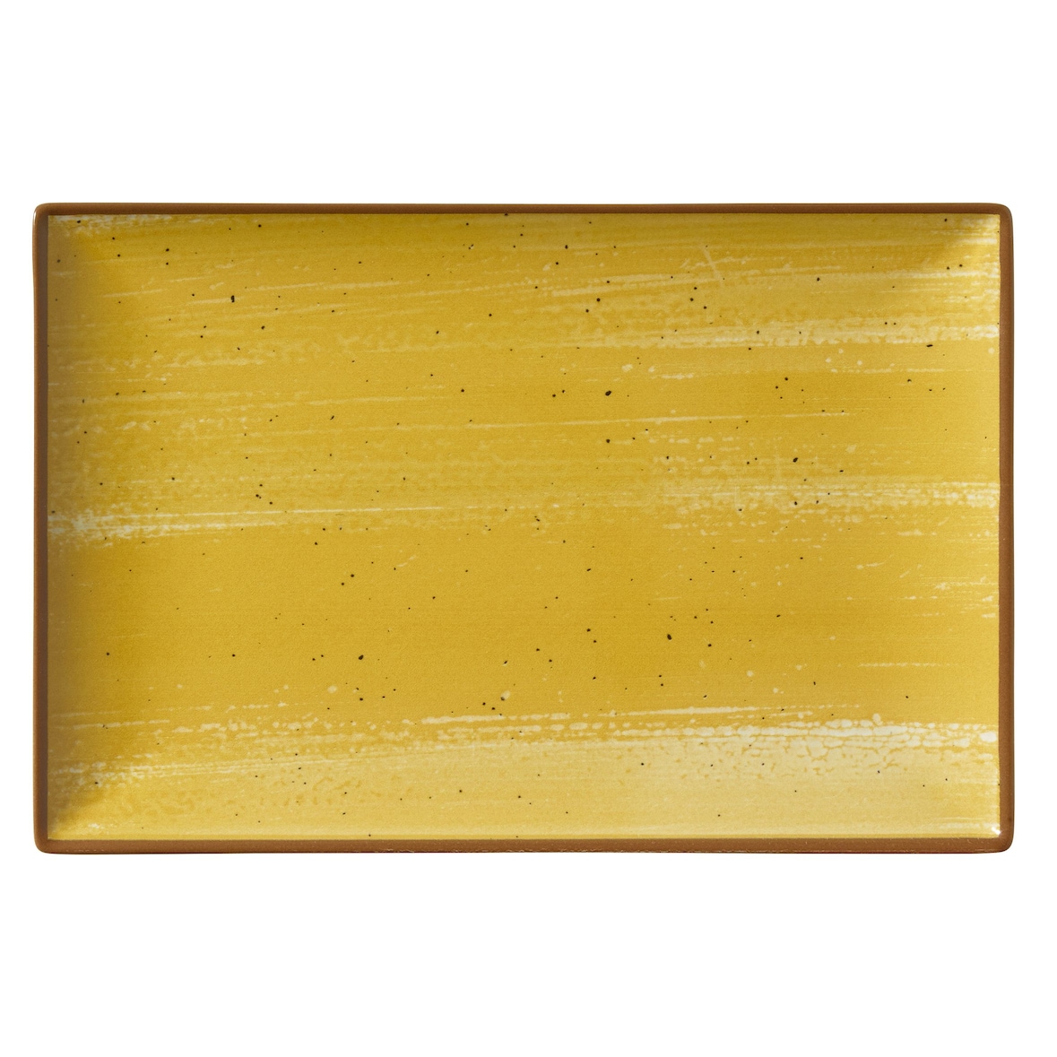 METRO Professional Piatto Madleen, gres, 30 x 20 cm, giallo, 6 pezzi