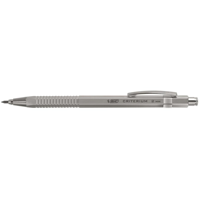 Portemine rechargeable Criterium Luxe, mines HB, coloris silver