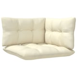 thumbnail of vidaXL 3-tlg. Garten-Lounge-Set mit Kissen in Creme Massivholz Kiefer