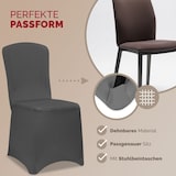 thumbnail of DETEX® 4er Set Stretch Hussen Grau Überwurf Rückenlehne