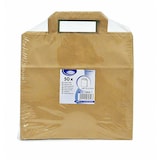 thumbnail of 250x GASTRO Papiertragetaschen 25 x 26 x 17 cm mit EAN-Code braun