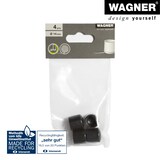 thumbnail of WAGNER Kappen für Stahlrohr rund 4tlg. - Ø 14/17 x 16 mm, Abrieb 4 mm, Kunststoff schwarz - 15061499