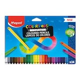 thumbnail of MAPED Color'Peps - Caja de 24 Lápices de Colores Infinity. Cuerpo de Mina sin Madera