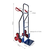 thumbnail of METRO Professional Sackkarre, Metall, 56 x 54 x 118.5 cm, Tragkraft: 150kg,  blau