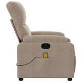 thumbnail of vidaXL Massagesessel Taupe Mikrofasergewebe