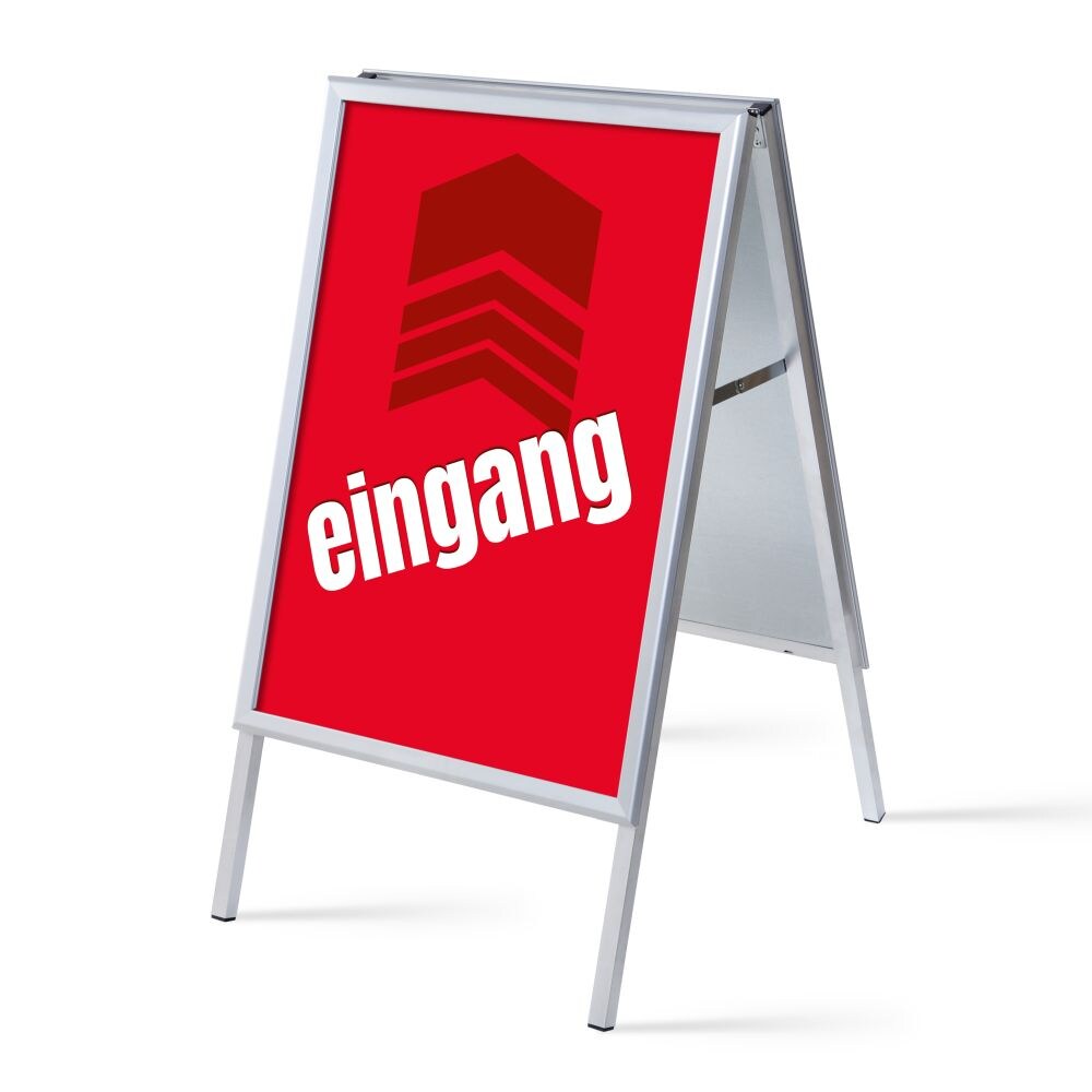 Showdown Kundenstopper - DIN A1 - Komplett-Set - Eingang Deutsch - Rot/Schwarz