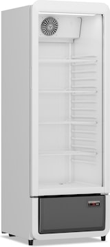 thumbnail of KLIMAITALIA Belüfteter Vitrineschrank. Thermostat elektr.. Abtau auto. LED. T° +1°C/+10°C. Dim. LxWxH 54x56x152,5 cm. NORA240