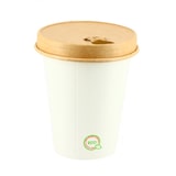 thumbnail of 50 Uds. 50 Uds. Tapas de cartón kraft plastic free para vasos de café (9Ø)  Ref TAP058  Ref.TAP058