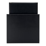 thumbnail of Securit® Box mit 20 A4 Speisekartenhüllen "Classic" – Schwarz – Kunstleder – 4 Seiten