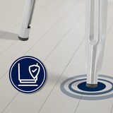 thumbnail of 4er Set Barhocker DOLAN - Metall Silber 43x43x76 cm | Barstuhl Tresenhocker Tresenstuhl Kneipenhocker Kneipenstuhl