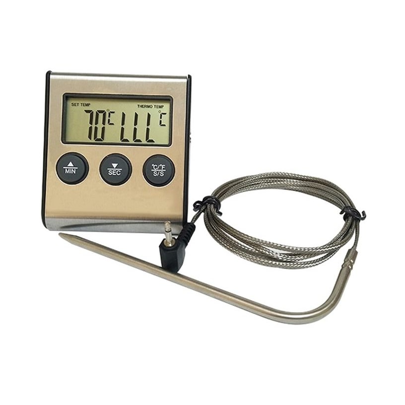 Combisteel thermometer met timer