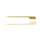 thumbnail of 250x Steak Marker "MEDIUM" aus Bambus 9cm