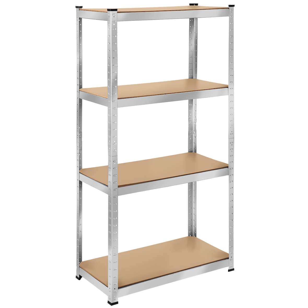 tectake Estanterías para cargas pesadas - 160 x 80 x 40 cm, 320 kg plateado